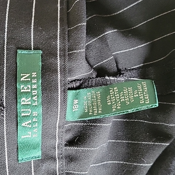 Plus size Lauren Ralph Lauren pin stripe trousers - Picture 8 of 8